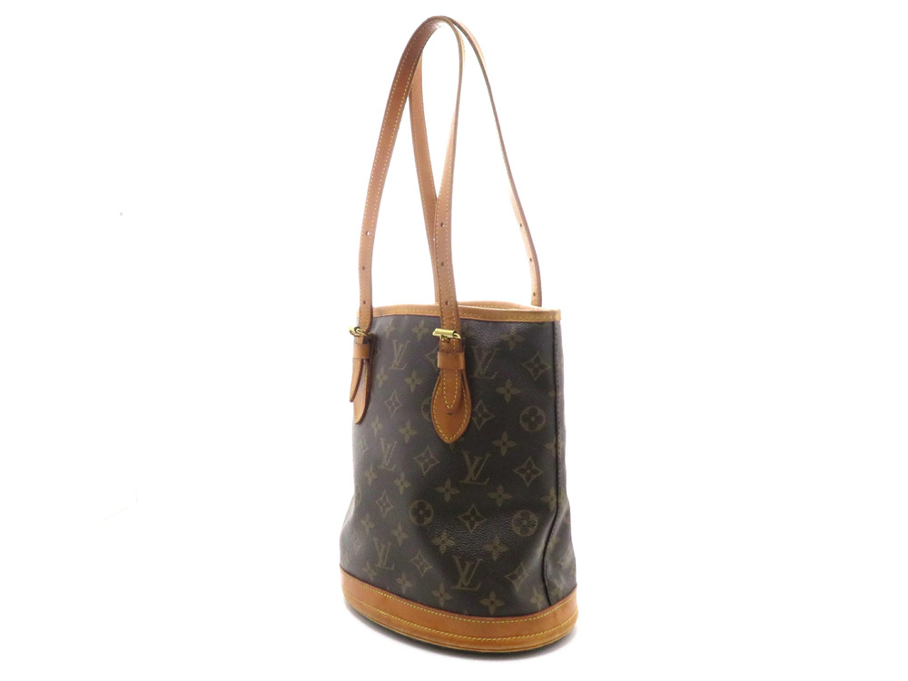 Louis Vuitton Bag Tote Bucket Monogram Brown